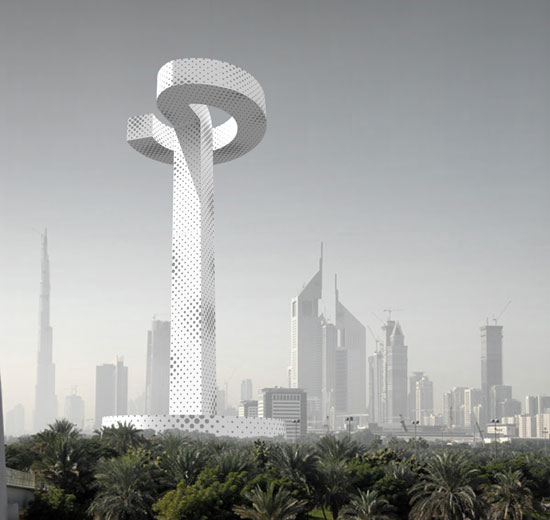 Dubai Tall Emblem Structure / Francois Blanciak Architect