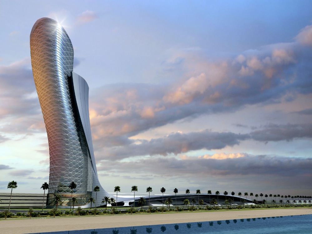 In Progress: Capital Gate by RMJM, Most leaning building in the world