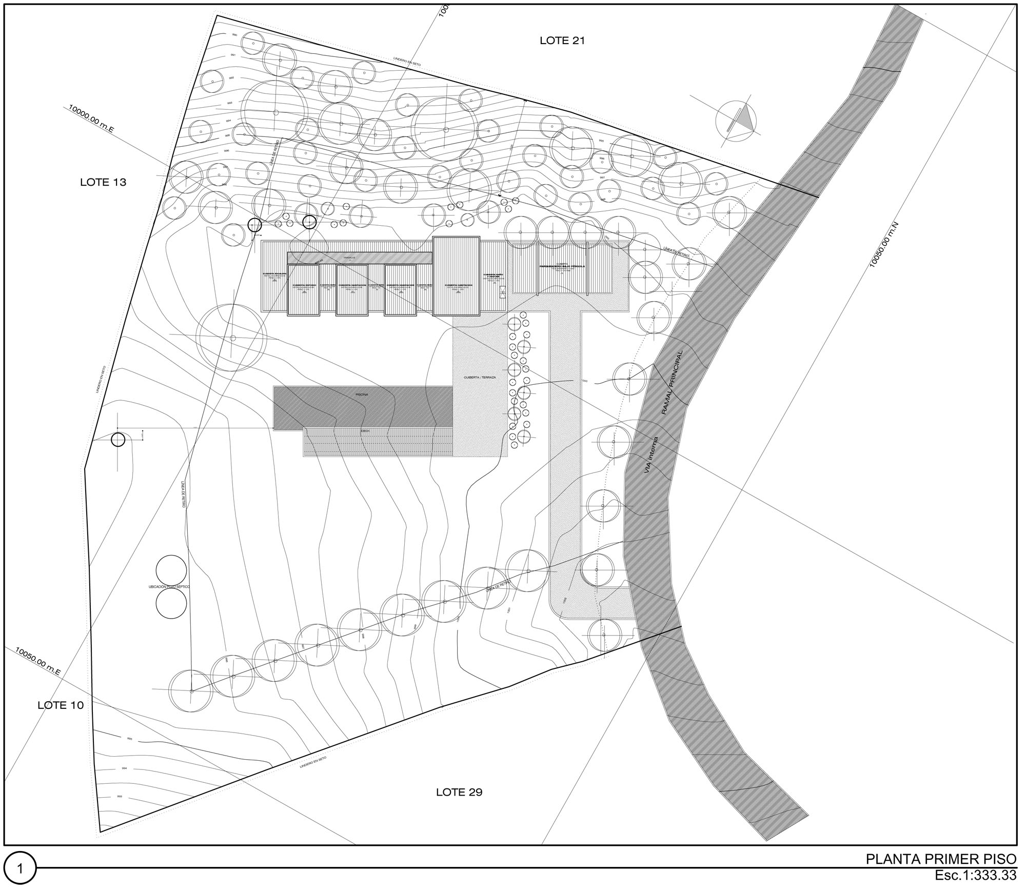 CASA LOTE 23 site plan