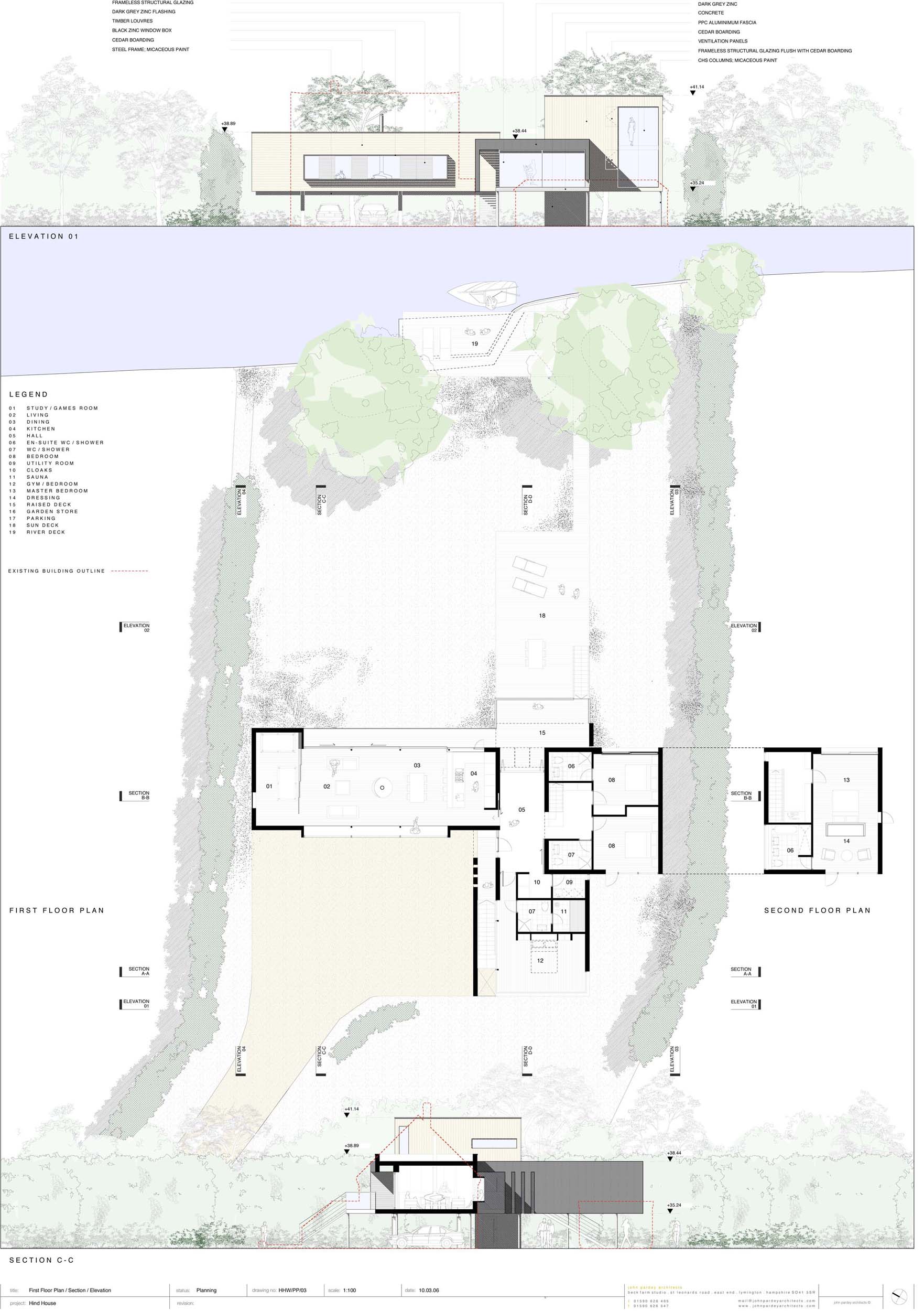 1344721244_second-floor-plan-elevation-section second floor plan + elevation + section