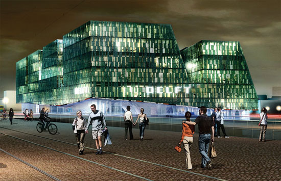 Delft City Hall and Train Station / Mecanoo Architects
