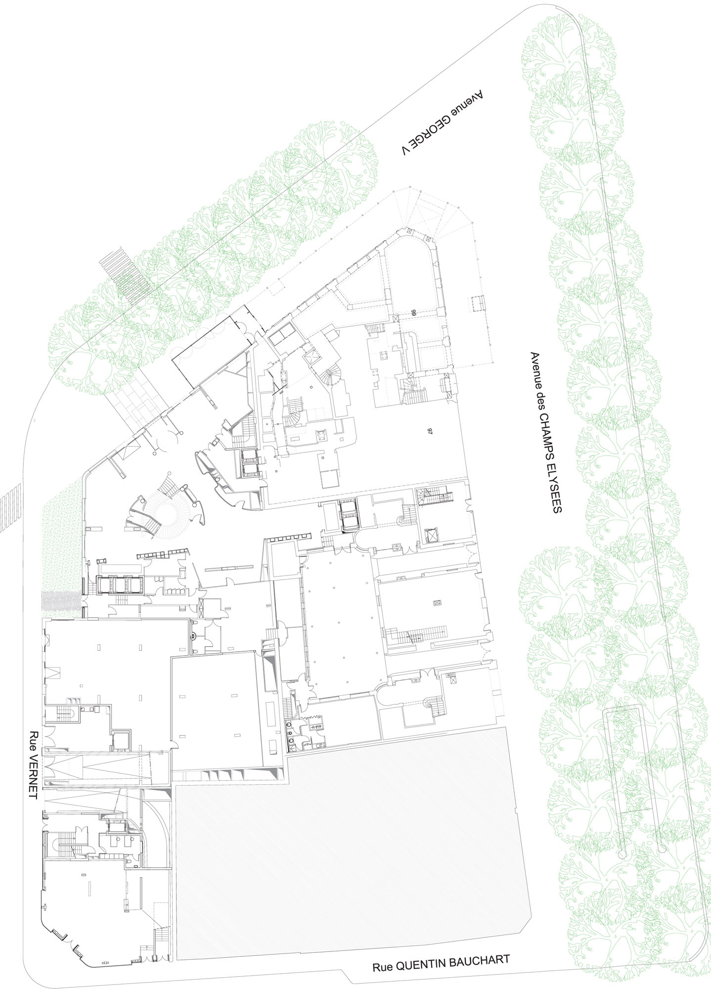 FouquetsBarriere_Paris.indd ground floor plan