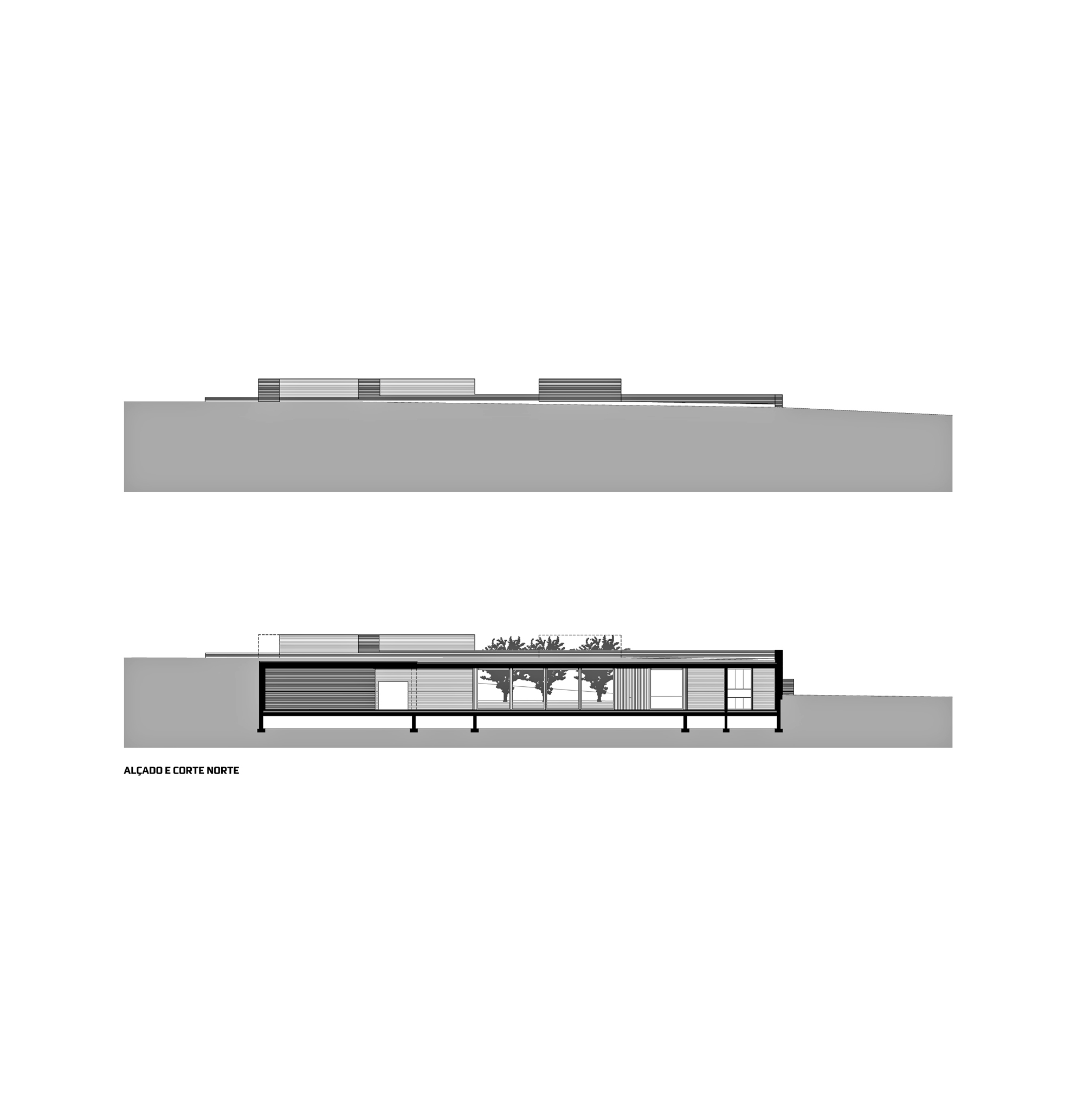 951061593_05-museu-corte-e-alcado-norte north elevation & section