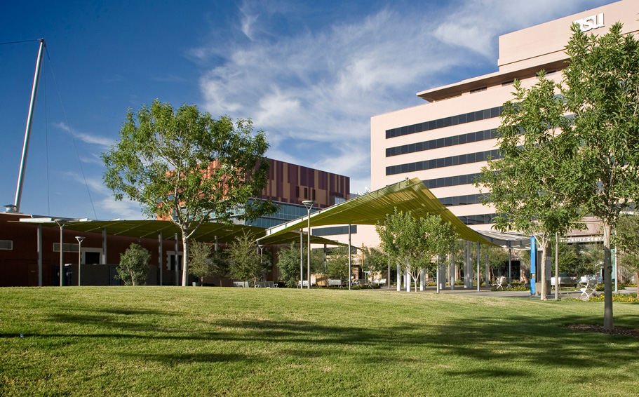Phoenix Civic Space Shade Canopies / Architekton