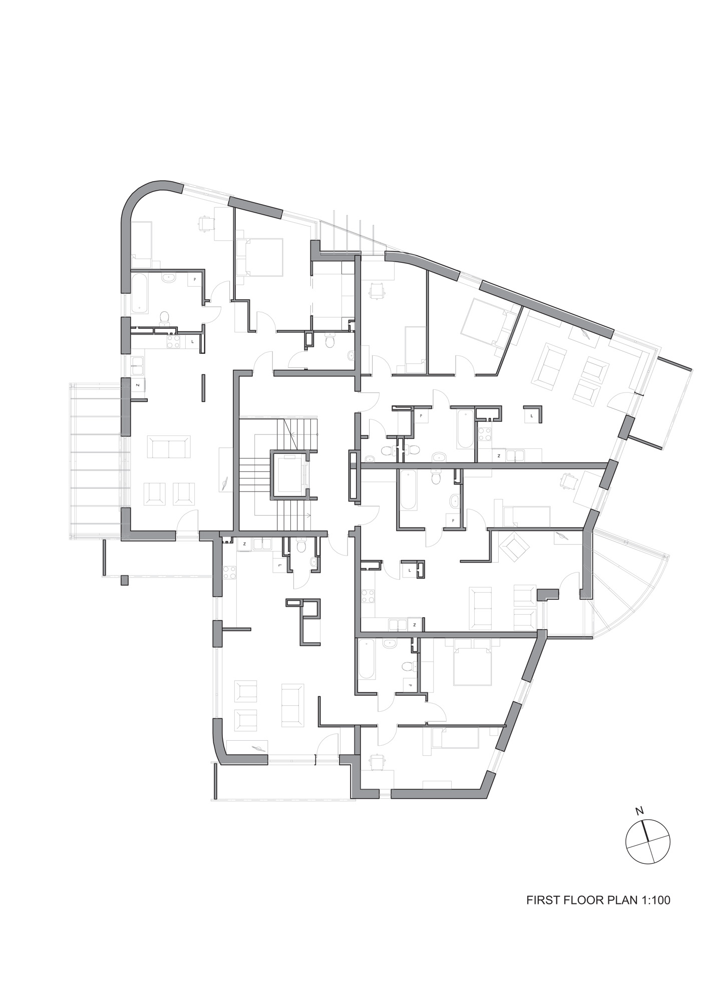 Krasickiego pion.cdr first floor plan