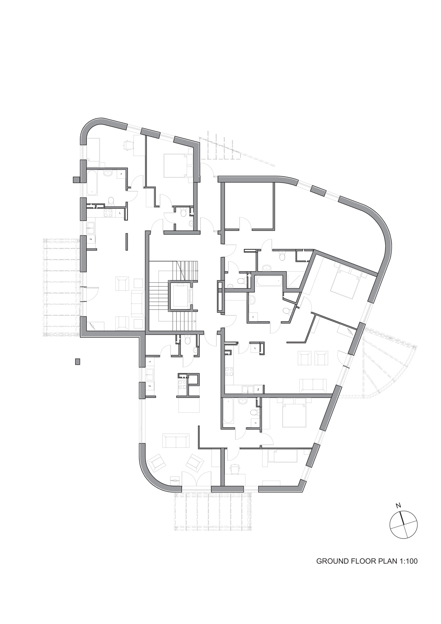 Krasickiego pion.cdr ground floor plan