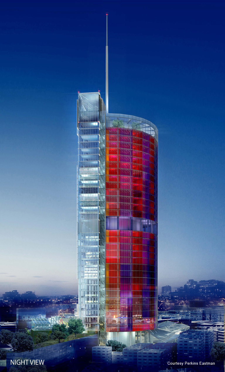Perkins Eastman proposal for Kohinoor Design Competition