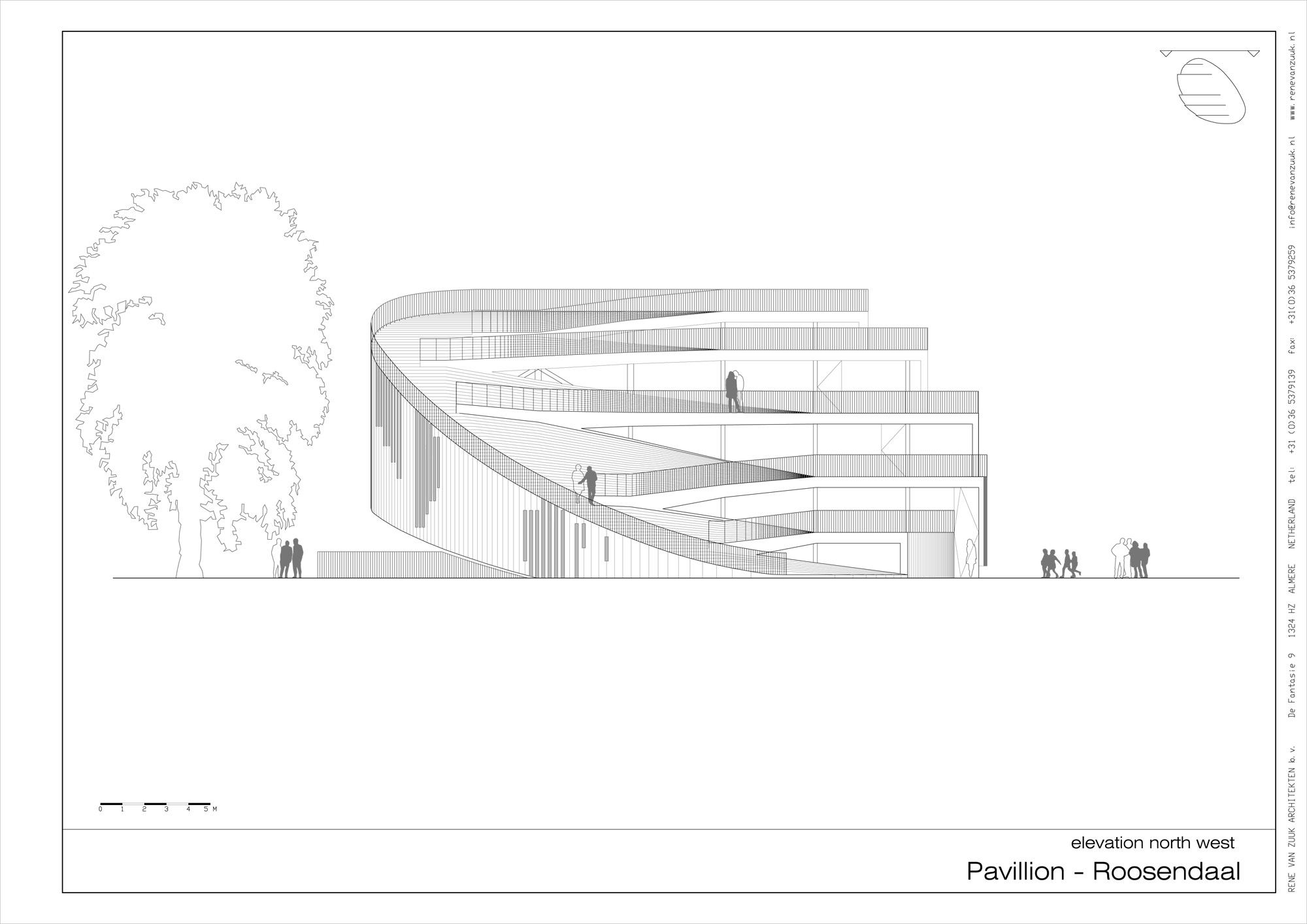 090526_all presentation drawings Roosendaal north west elevation