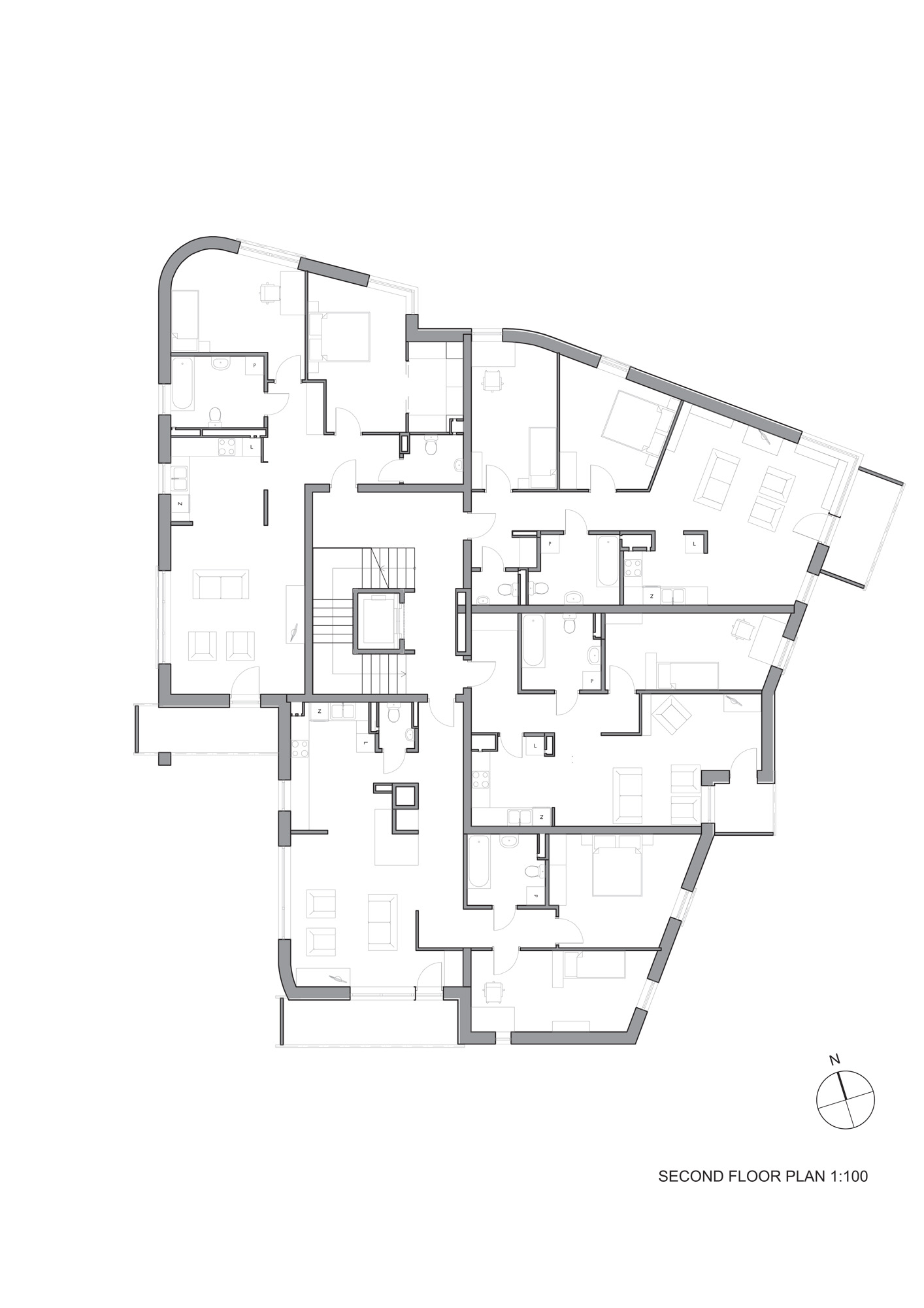 Krasickiego pion.cdr second floor plan