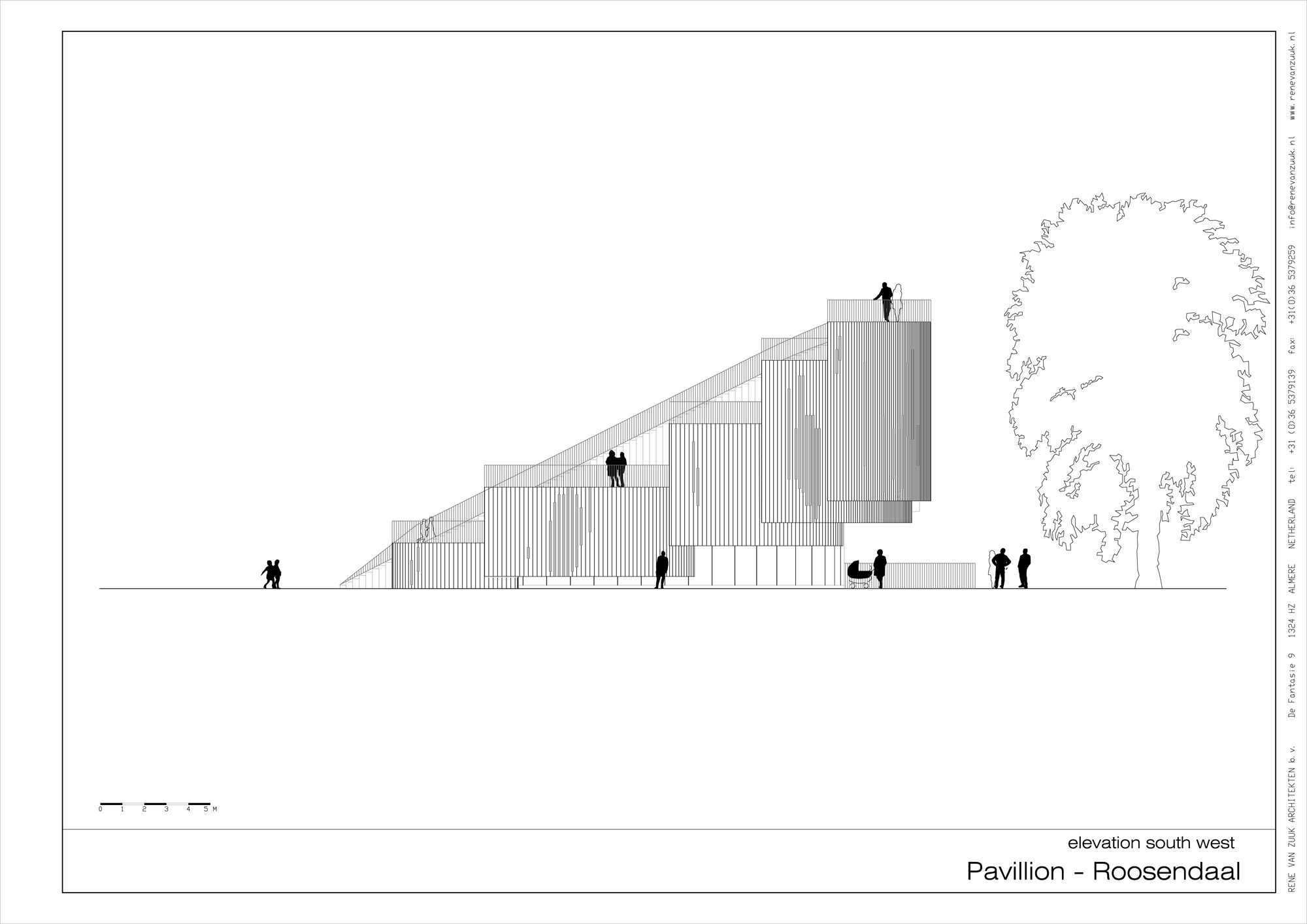 090526_all presentation drawings Roosendaal south west elevation