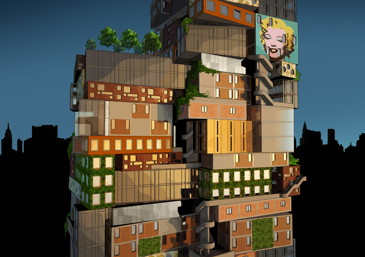 Alternative for 53 West 53rd Street / Axis Mundi