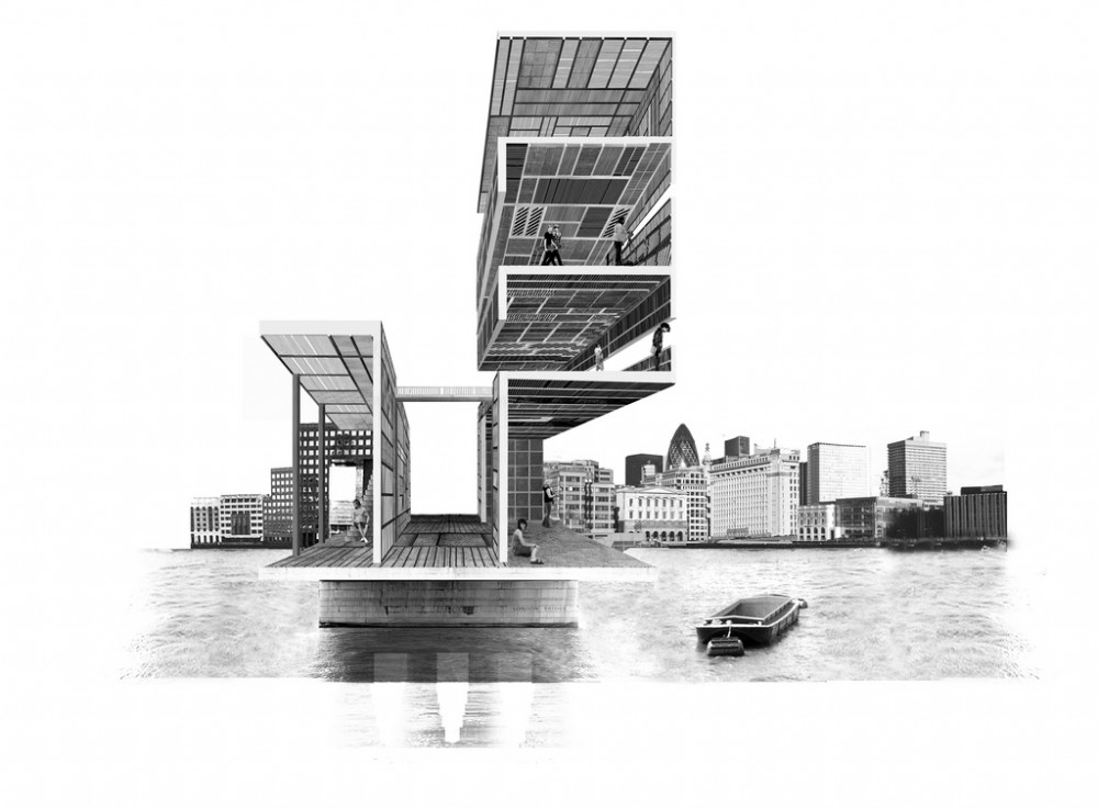 Bridge From Recycled Grids / Aristide Antonas