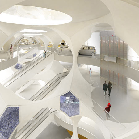 Showroom and Leisure Center / Manuelle Gautrand Architecture