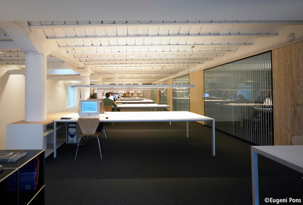 Workspace in a former coal bunker / BAAS