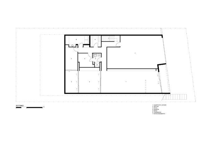 BASEMENT _ 1. Story basement floor plan