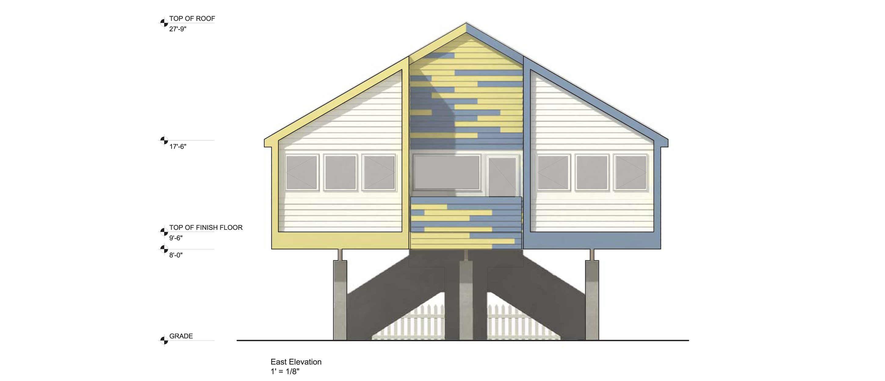Elev 1 east elevation