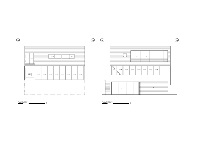 ELEVATION _ Autorebuild Model east + west elevations