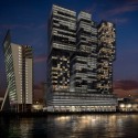 exterior-night-de-rotterdam exterior-night-de-rotterdam © OMA