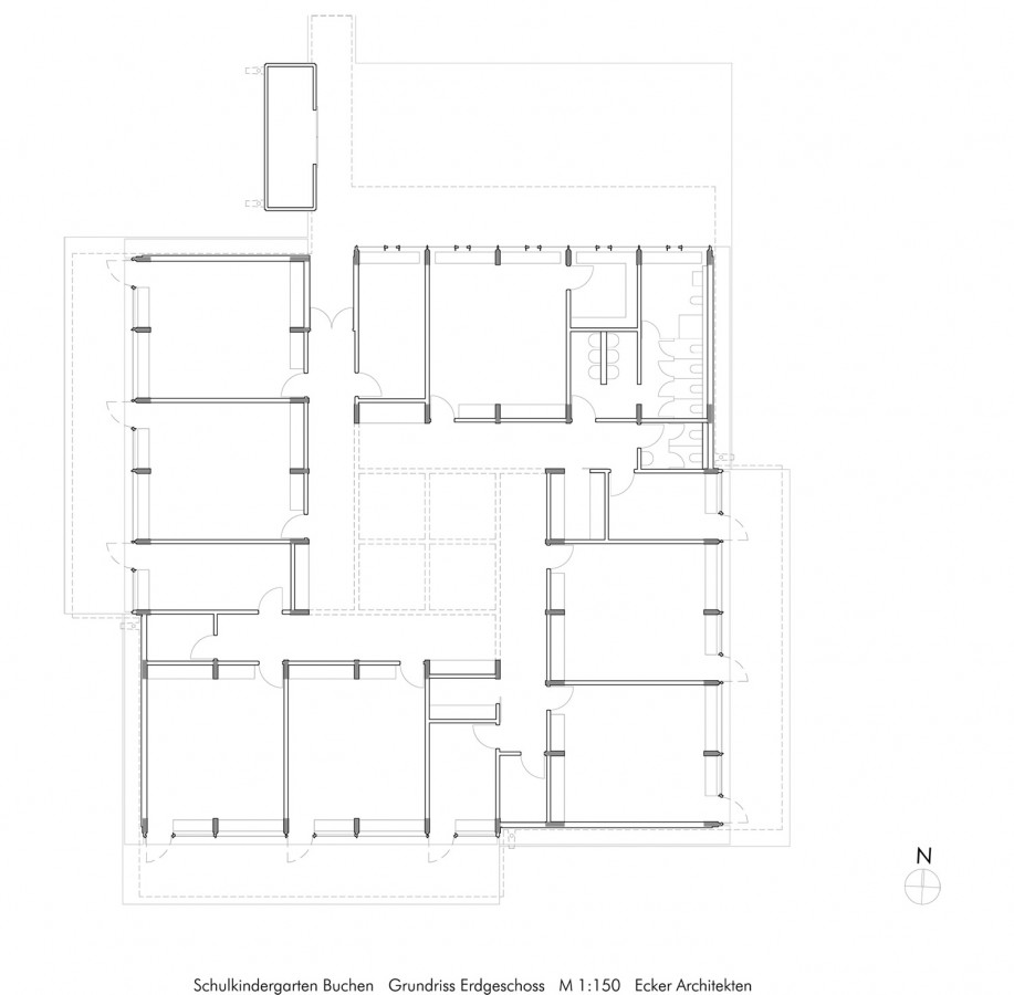 Kindergarten Dandelion Clock / Ecker Architekten