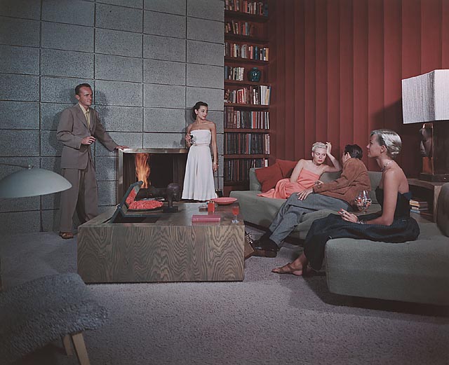 js01 Spencer Residence, 1950 Santa Monica, CA / Richard Spencer, architect  © Julius Schulman