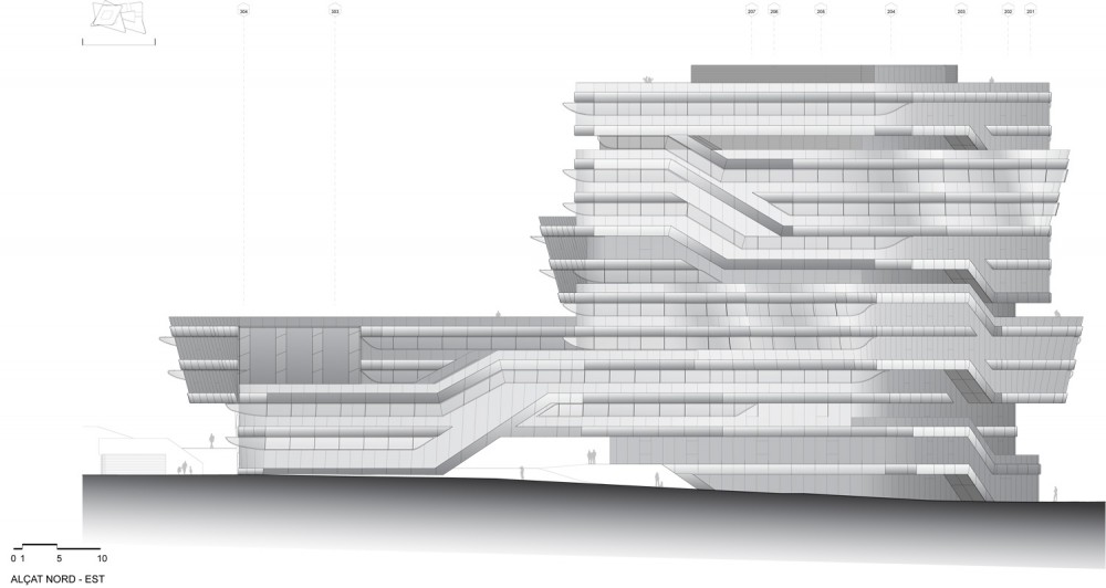1233_E_PANEL_02_DWG.eps north east elevation