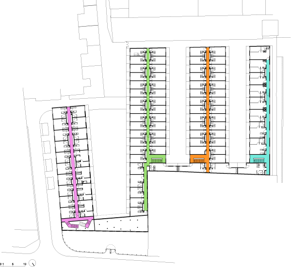 Student Housing in Epinay / ECDM