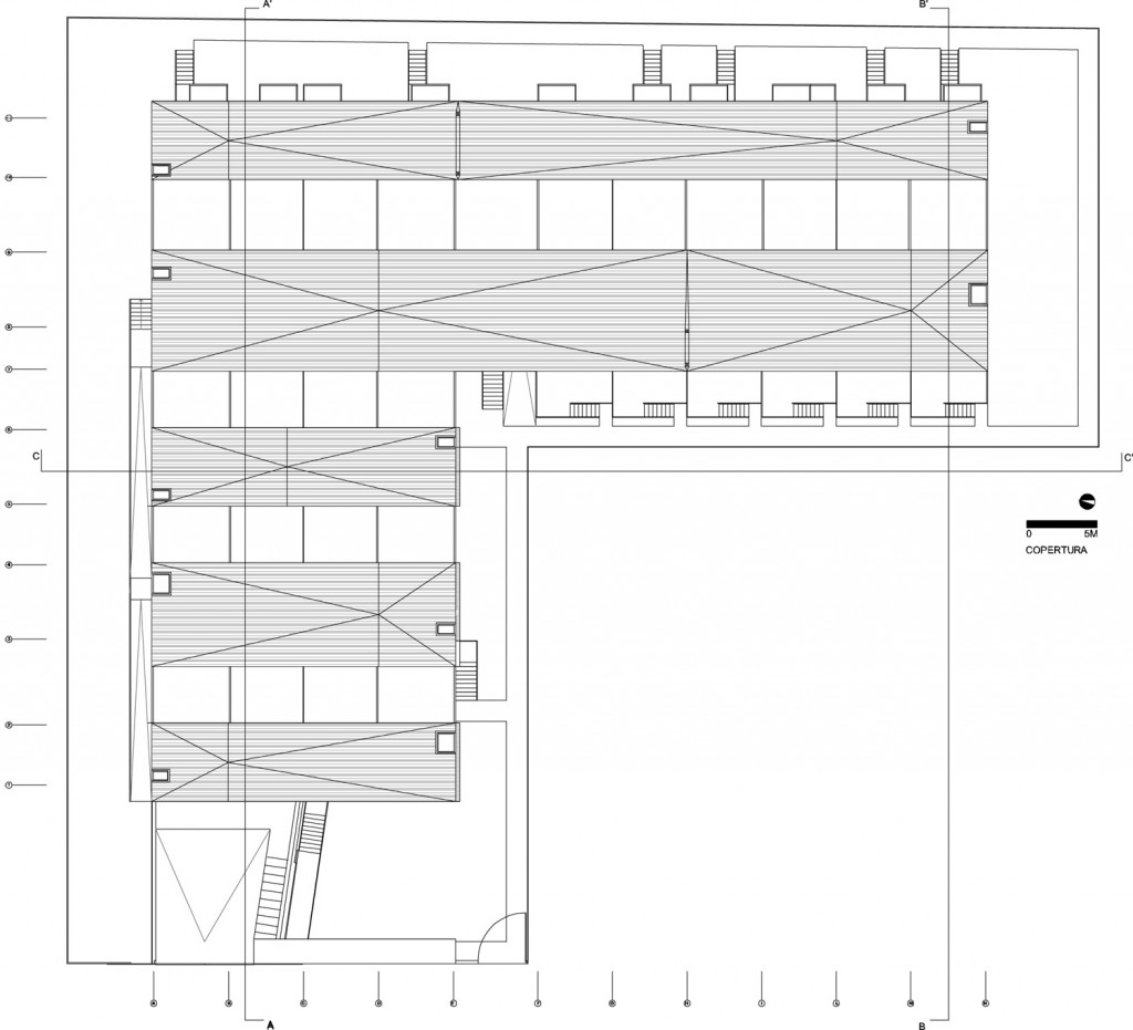 From AutoCAD LT Drawing "\Boeri_studioPROGETTIARCHITETTURASE roof plan