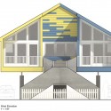 P: west elevation