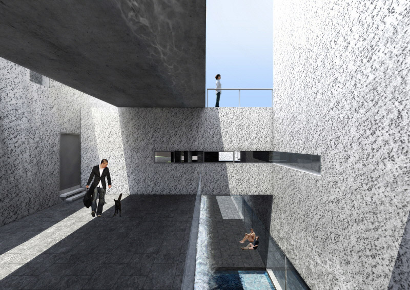 mass-studies_knot_house_02-entrance-courtyard courtesy of Mass Studies