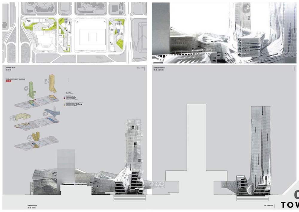 Four Towers in One Competition / Morphosis