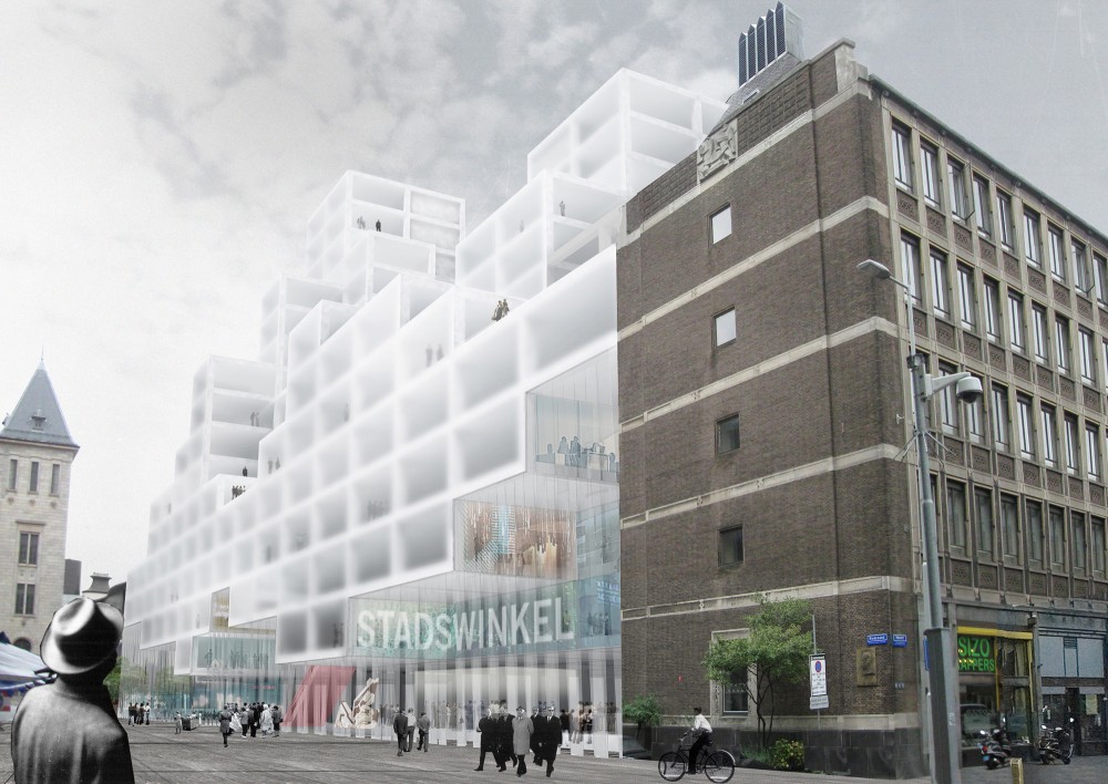 Rotterdam City Hall Competition Proposal by OMA