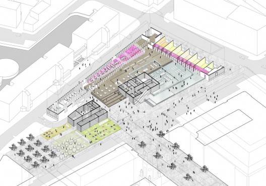 1251990683-stadskantoor-axo Street level, © OMA