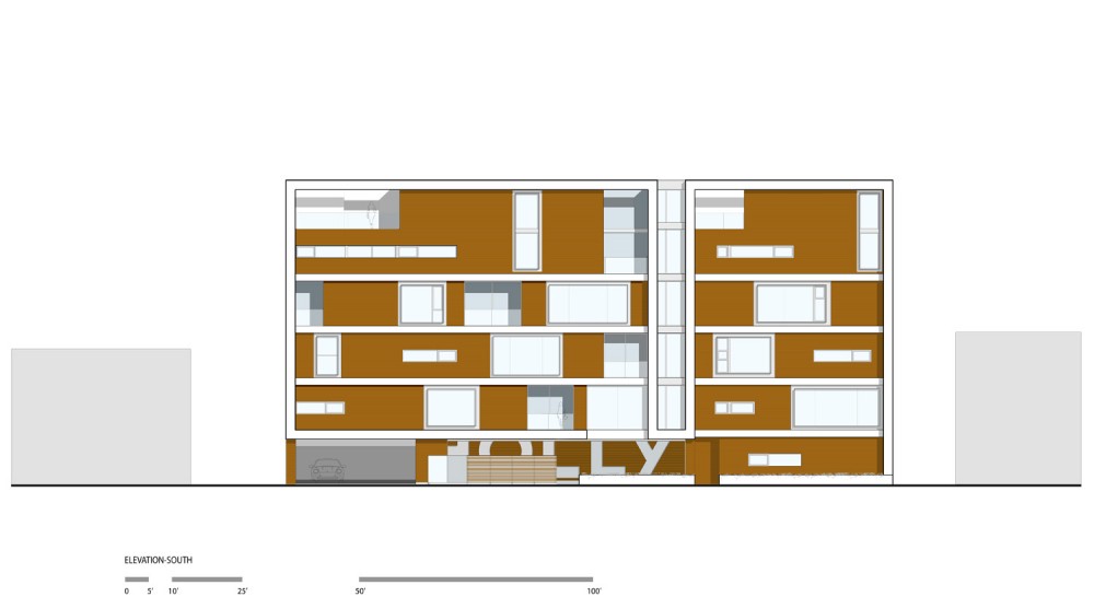 Elevation-South south elevation