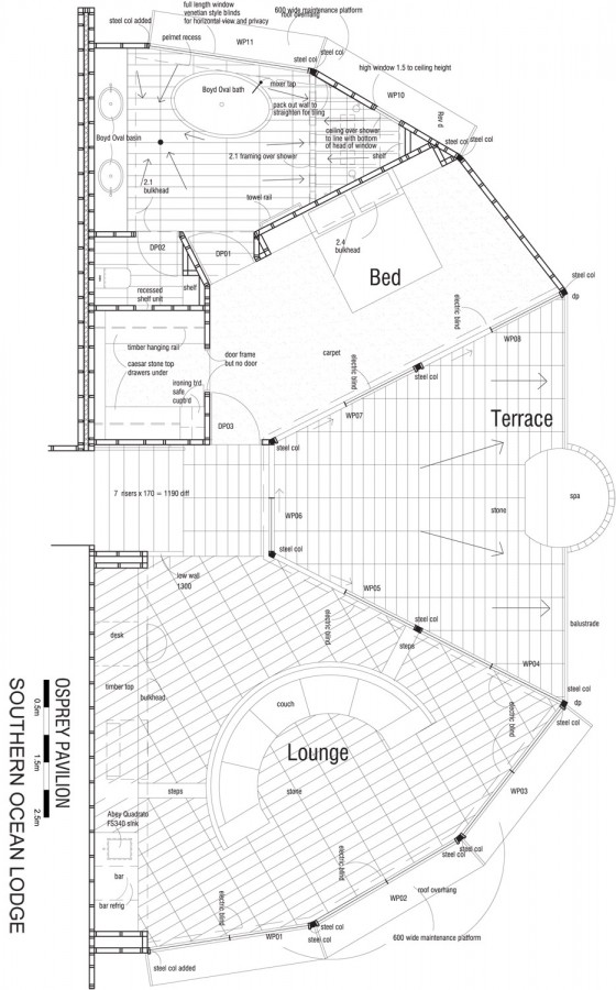 Southern Ocean Lodge / Max Pritchard Architect