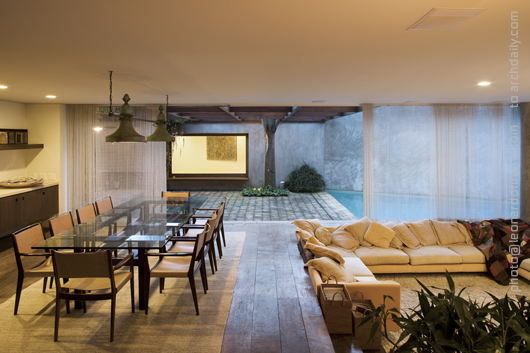 Isay Weinfeld - casa Marrom, SaÌo Paulo - BR © Leonardo Finotti