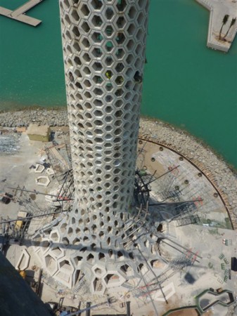 P1000641 KAUST Construction, Breakwater Beacon