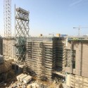 Construction North Research Labs 1  2 with the Solar Tower in between March 2009 KAUST Construction, north research labs, Solar Tower in between