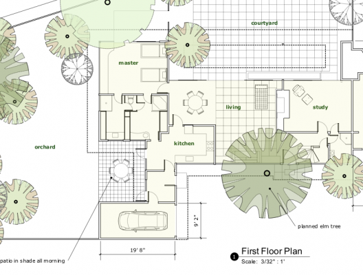 LODimensions Site Plan dimensioned in LayOut 2.1