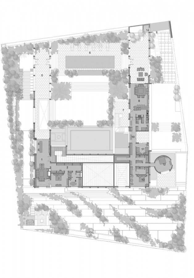 2 piso con jardin en gris second floor plan