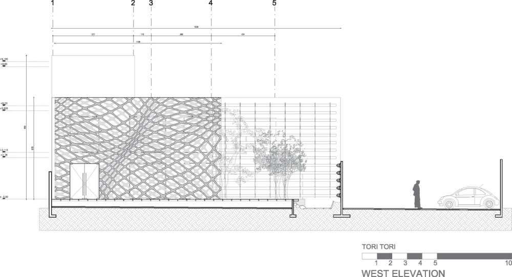 west elevation west elevation