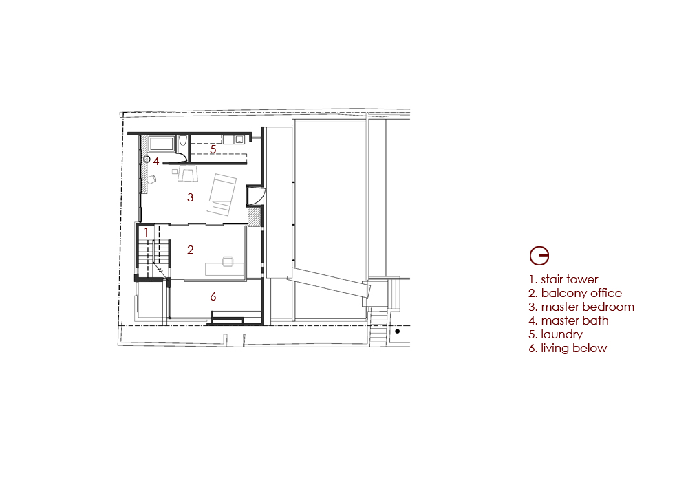Okasian Plans 3 - Bedroom Level bedroom level plan