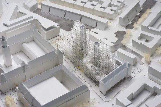 OMA Stadskantoor model © OMA - Model