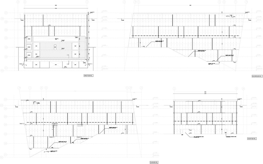 G:lavori archivioarch dailymuziekgebouw amsterdamACAD-3_56 M main hall elevations