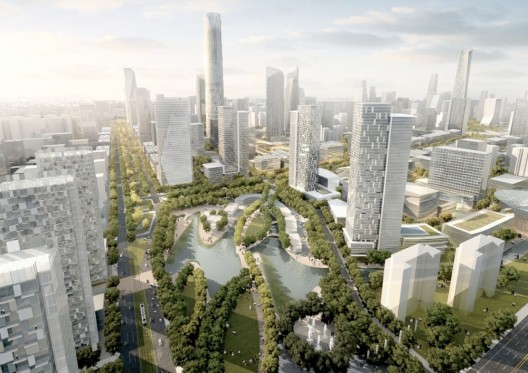 Rendering_ChaoyangNorthDistrict Chaoyang North District © SOM