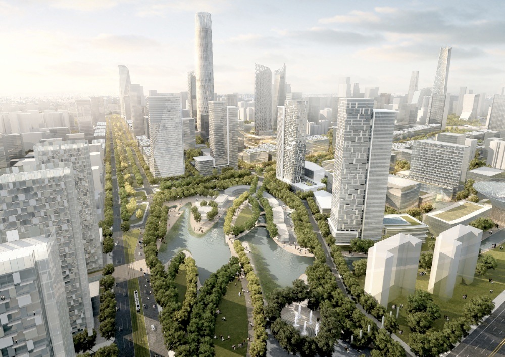 Rendering_ChaoyangNorthDistrict Chaoyang North District © SOM