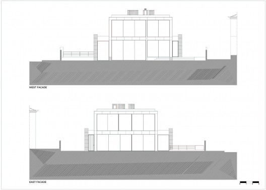 facade_E-W east & west elevation