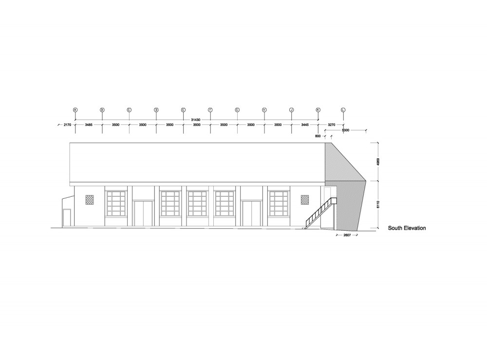 elevation-South south elevation