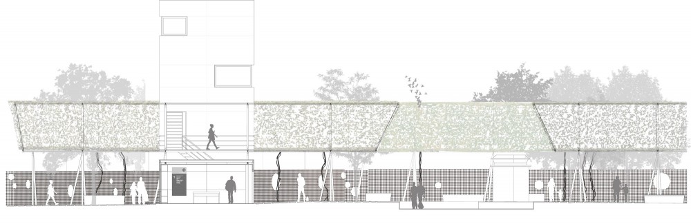 SECTION THROUGH THE GREEN STRUCTURE SECTION THROUGH THE GREEN STRUCTURE