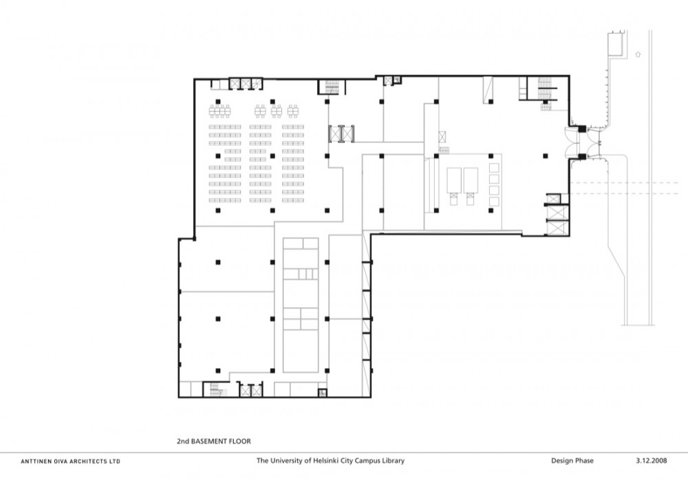 2nd basement floor plan 2nd basement floor plan