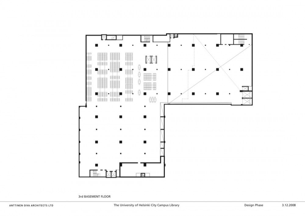 3rd basement floor plan 3rd basement floor plan